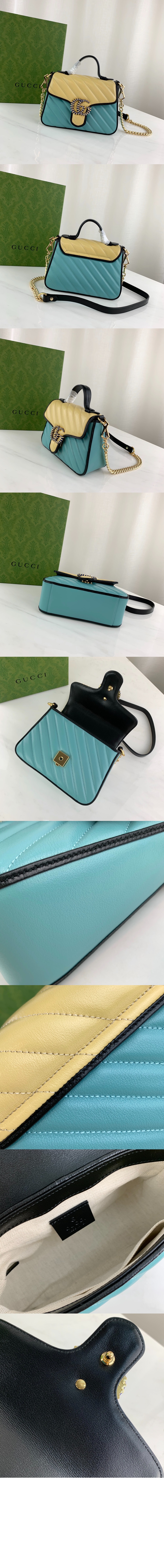 미러급레플리카사이트 | 명품레플리카 전문 쇼핑몰  | 퍼스트원 - GG 마몽 미니 탑핸들백 583571 > 구찌