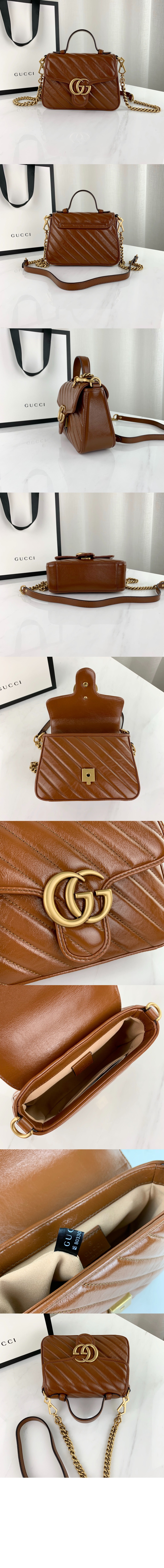 미러급레플리카사이트 | 명품레플리카 전문 쇼핑몰  | 퍼스트원 - GG 마몽 미니 탑핸들백 583571 > 구찌