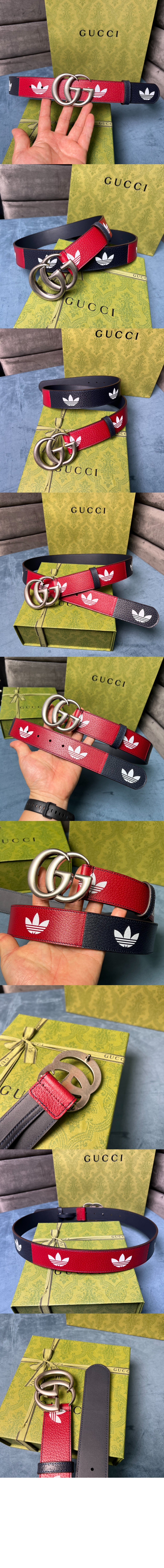 미러급레플리카사이트 | 명품레플리카 전문 쇼핑몰  | 퍼스트원 - 아디다스 x 구찌 트레포일 벨트 406831 > 구찌