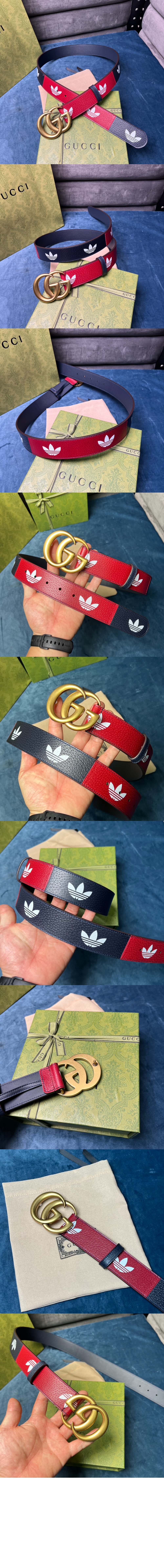 미러급레플리카사이트 | 명품레플리카 전문 쇼핑몰  | 퍼스트원 - 아디다스 x 구찌 트레포일 벨트 406831 > 구찌