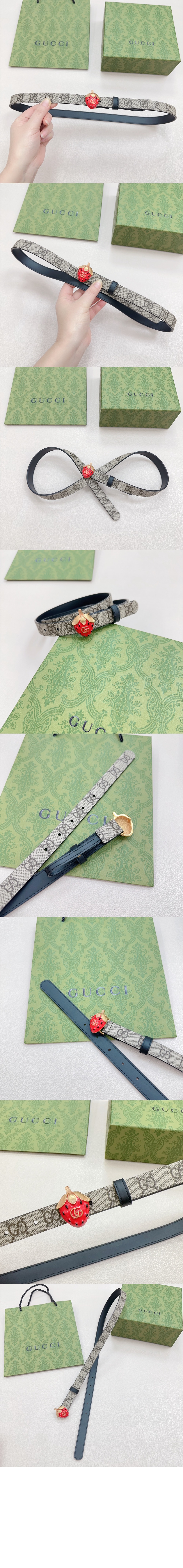 미러급레플리카사이트 | 명품레플리카 전문 쇼핑몰  | 퍼스트원 - 딸기버클 협벨트 725371 > 구찌