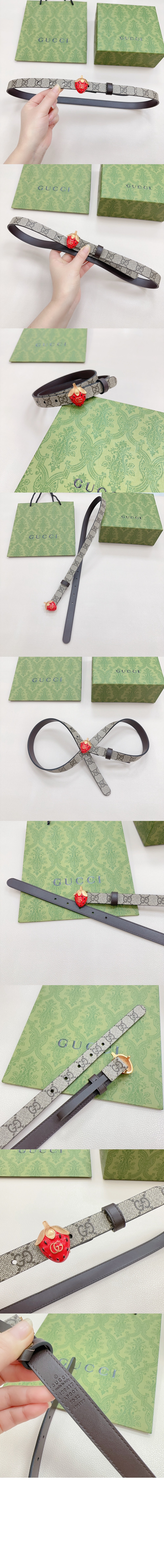 미러급레플리카사이트 | 명품레플리카 전문 쇼핑몰  | 퍼스트원 - 딸기버클 협벨트 725371 > 구찌
