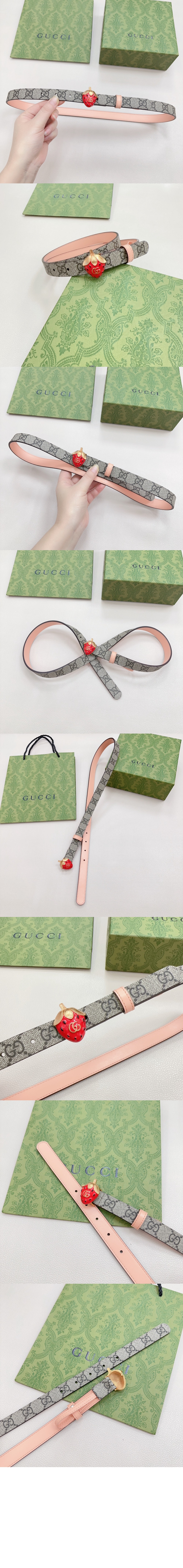 미러급레플리카사이트 | 명품레플리카 전문 쇼핑몰  | 퍼스트원 - 딸기버클 협벨트 725371 > 구찌