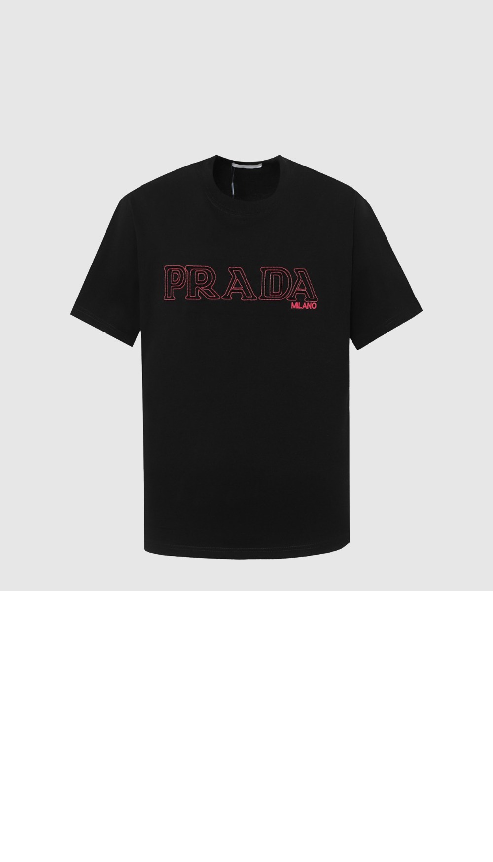 미러급레플리카사이트 | 명품레플리카 전문 쇼핑몰  | 퍼스트원 - 로고 프린트 반팔 > 프라다