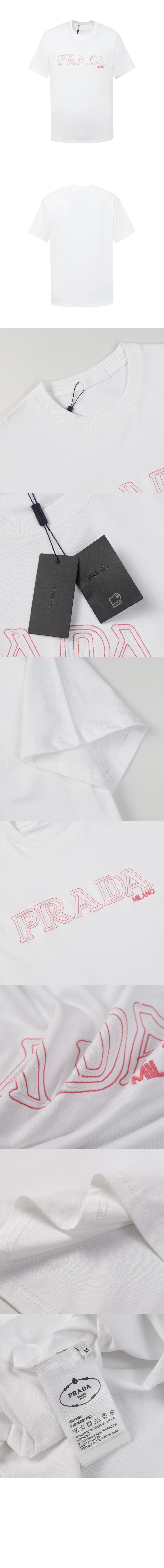 미러급레플리카사이트 | 명품레플리카 전문 쇼핑몰  | 퍼스트원 - 로고 프린트 반팔 > 프라다