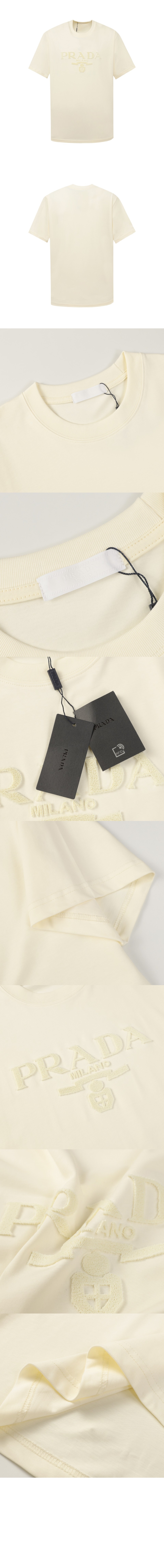 미러급레플리카사이트 | 명품레플리카 전문 쇼핑몰  | 퍼스트원 - 로고 프린트 반팔 > 프라다