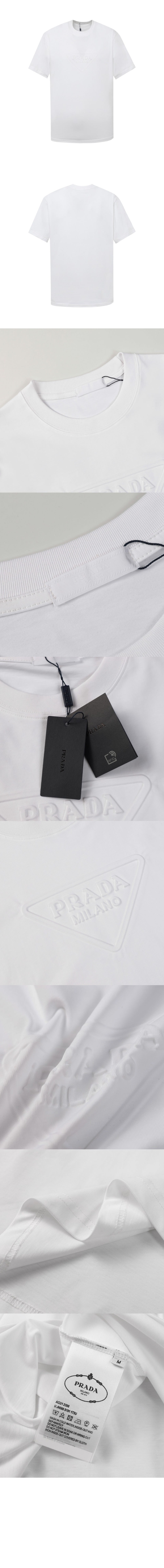 미러급레플리카사이트 | 명품레플리카 전문 쇼핑몰  | 퍼스트원 - 로고 프린트 반팔 > 프라다