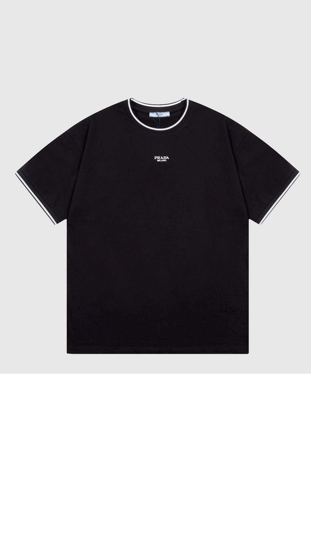 미러급레플리카사이트 | 명품레플리카 전문 쇼핑몰  | 퍼스트원 - 로고 프린트 반팔 > 프라다