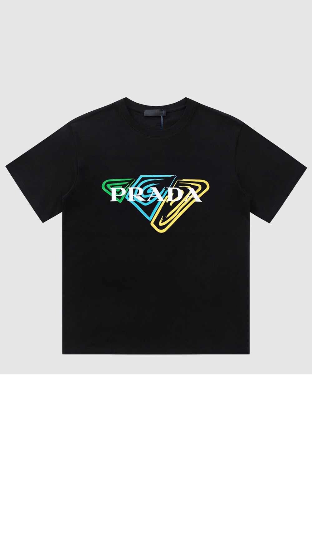 미러급레플리카사이트 | 명품레플리카 전문 쇼핑몰  | 퍼스트원 - 로고 프린트 반팔 > 프라다