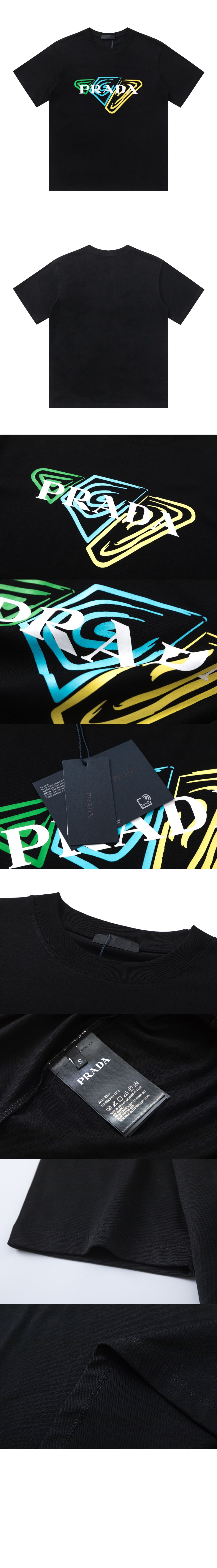 미러급레플리카사이트 | 명품레플리카 전문 쇼핑몰  | 퍼스트원 - 로고 프린트 반팔 > 프라다