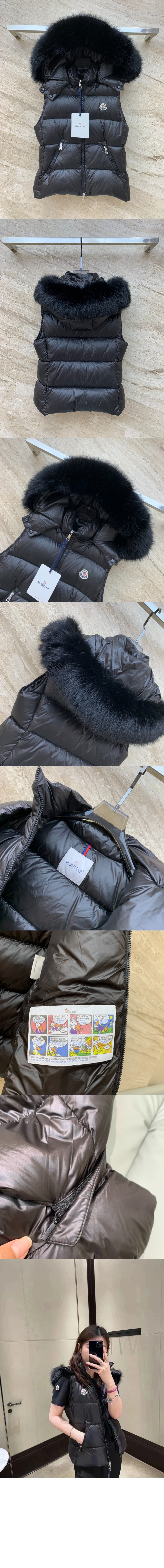 미러급레플리카사이트 | 명품레플리카 전문 쇼핑몰  | 퍼스트원 - 민소매 쇼트 코트 > 몽클레어