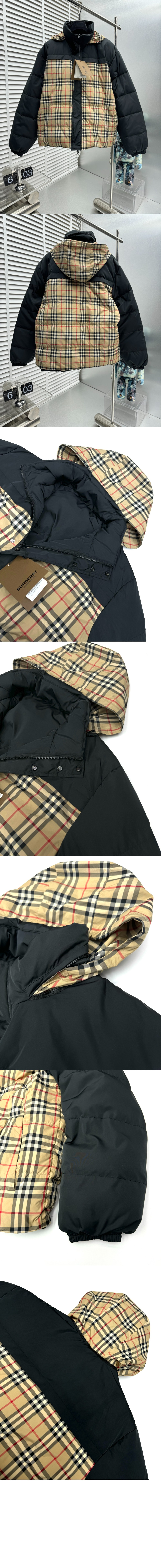 미러급레플리카사이트 | 명품레플리카 전문 쇼핑몰  | 퍼스트원 - 로고 쇼트 패딩 > 버버리