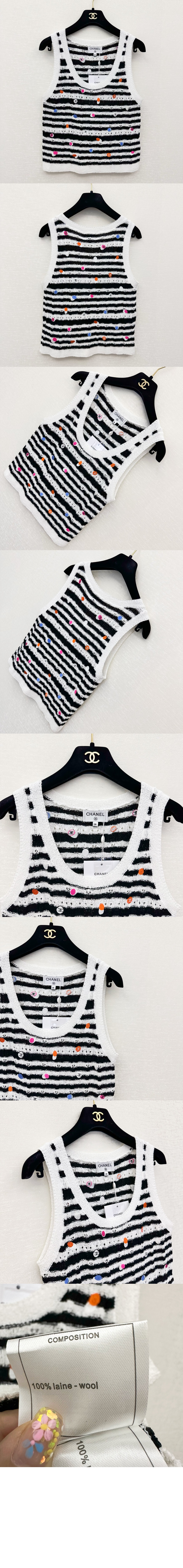 미러급레플리카사이트 | 명품레플리카 전문 쇼핑몰  | 퍼스트원 - 프린트 니트 톱 > 샤넬