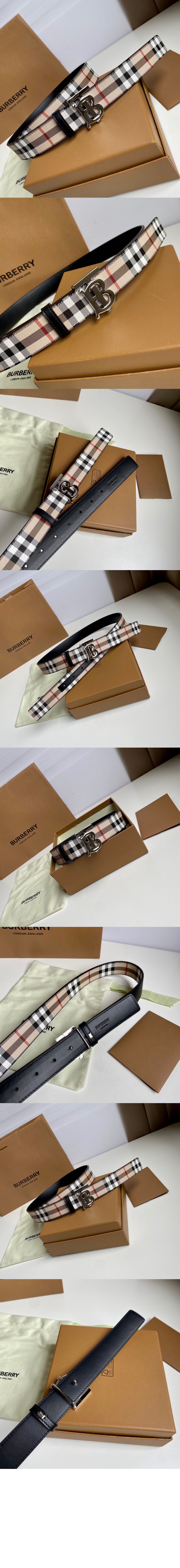 미러급레플리카사이트 | 명품레플리카 전문 쇼핑몰  | 퍼스트원 - 체크 양면 벨트 80524821 > 버버리