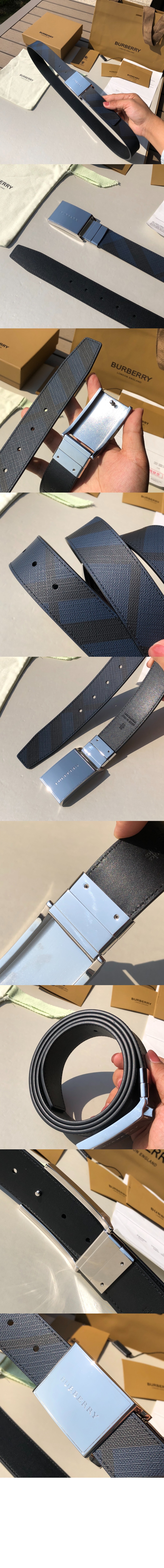 미러급레플리카사이트 | 명품레플리카 전문 쇼핑몰  | 퍼스트원 - 양면 체크 벨트 80198141 > 버버리