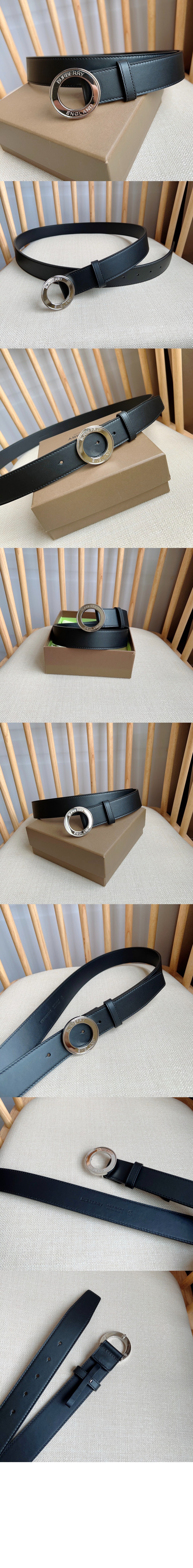 미러급레플리카사이트 | 명품레플리카 전문 쇼핑몰  | 퍼스트원 - 로고 스냅 가죽 벨트 80493801 > 버버리