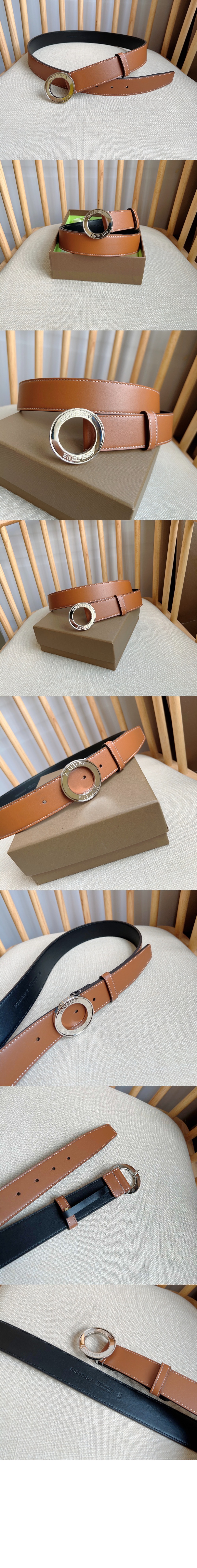 미러급레플리카사이트 | 명품레플리카 전문 쇼핑몰  | 퍼스트원 - 로고 스냅 가죽 벨트 80493801 > 버버리