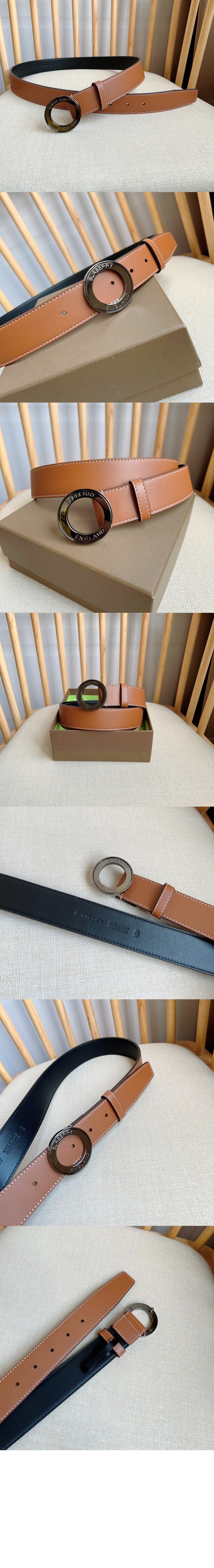미러급레플리카사이트 | 명품레플리카 전문 쇼핑몰  | 퍼스트원 - 로고 스냅 가죽 벨트 80493801 > 버버리