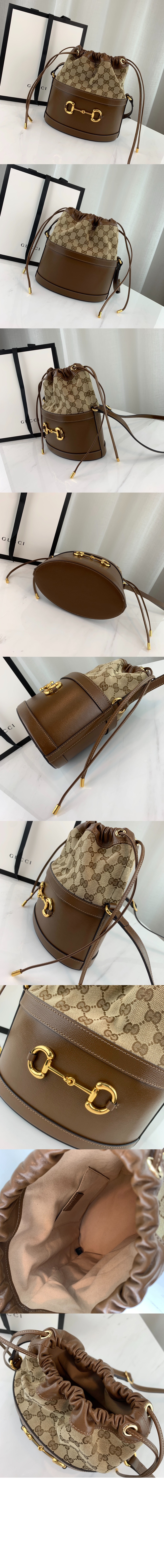 미러급레플리카사이트 | 명품레플리카 전문 쇼핑몰  | 퍼스트원 - 1955 홀스빗 버킷백 602118 > 구찌