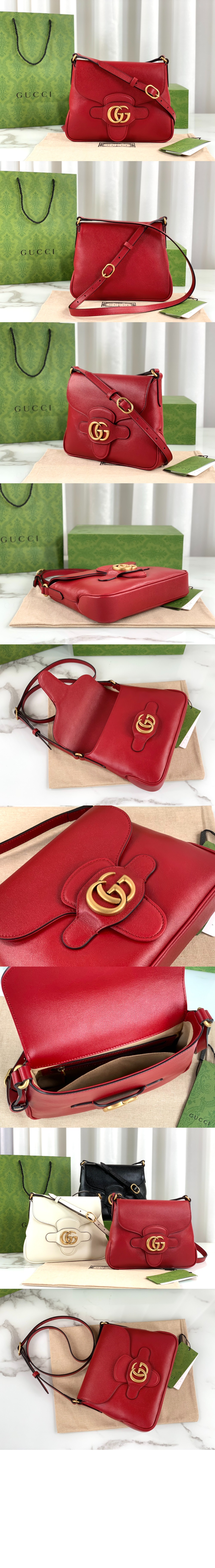 미러급레플리카사이트 | 명품레플리카 전문 쇼핑몰  | 퍼스트원 - GG 레더 스몰 메신저 숄더백 648934 > 구찌