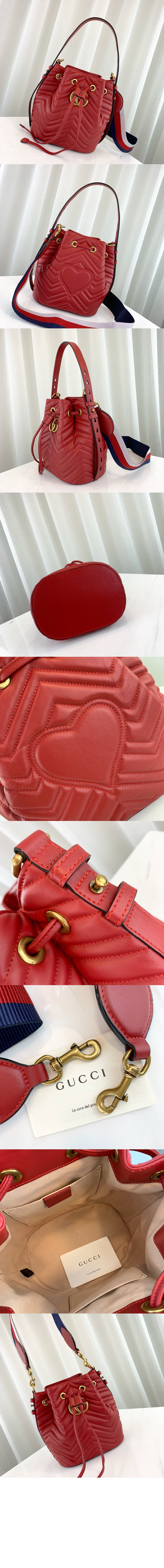 미러급레플리카사이트 | 명품레플리카 전문 쇼핑몰  | 퍼스트원 - GG 마몽 마틀라세 버킷백 476674 > 구찌