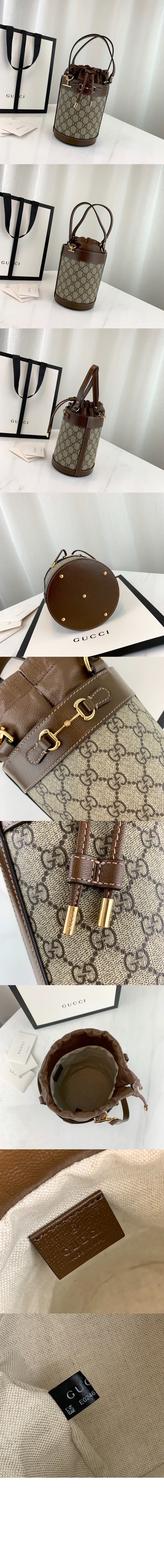 미러급레플리카사이트 | 명품레플리카 전문 쇼핑몰  | 퍼스트원 - 홀스빗 1955 스몰 버킷백 레더 637115 > 구찌