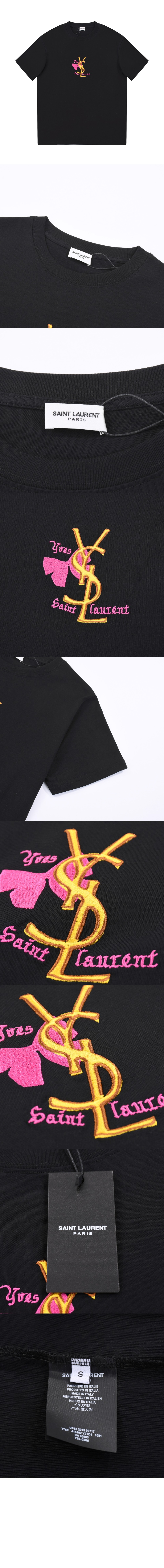 미러급레플리카사이트 | 명품레플리카 전문 쇼핑몰  | 퍼스트원 - 로고 프린트 반팔 > 생로랑