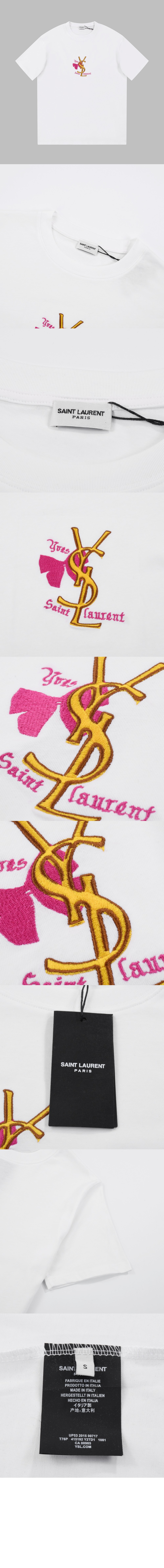 미러급레플리카사이트 | 명품레플리카 전문 쇼핑몰  | 퍼스트원 - 로고 프린트 반팔 > 생로랑