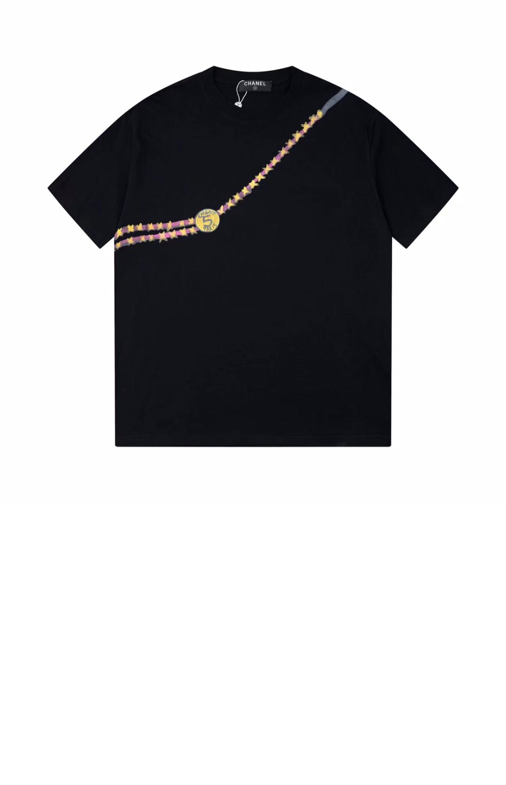 미러급레플리카사이트 | 명품레플리카 전문 쇼핑몰  | 퍼스트원 - 로고 프린트 반팔 > 샤넬