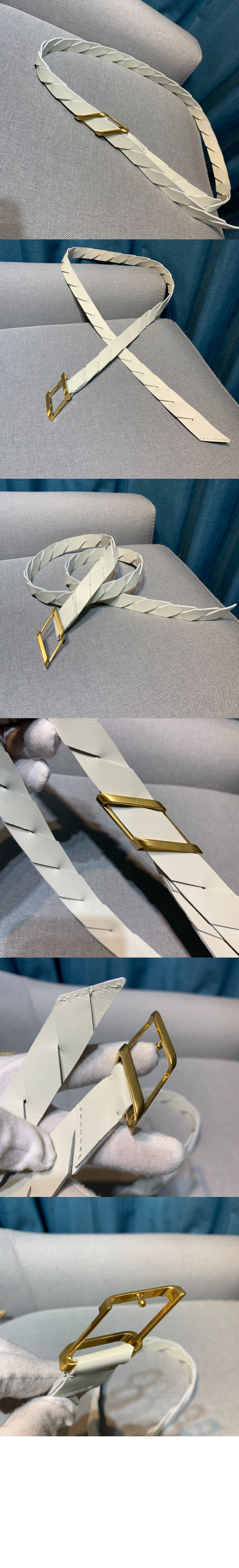 미러급레플리카사이트 | 명품레플리카 전문 쇼핑몰  | 퍼스트원 - 땋은 송아지 가죽 벨트 620106 > 보테가베네타