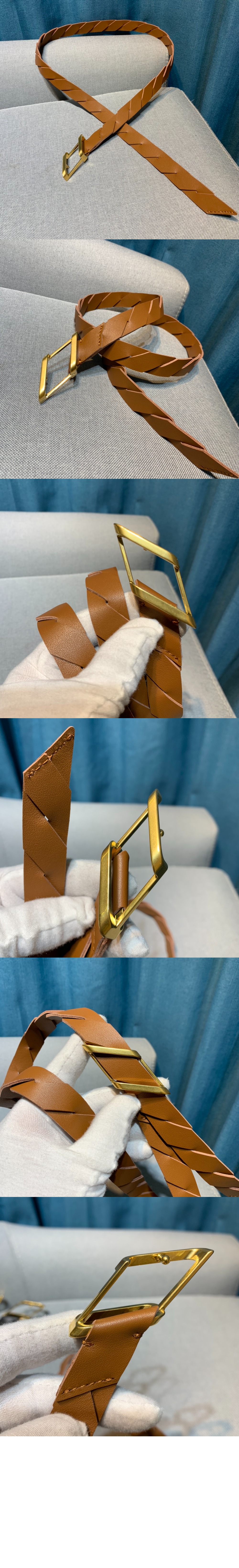 미러급레플리카사이트 | 명품레플리카 전문 쇼핑몰  | 퍼스트원 - 땋은 송아지 가죽 벨트 620106 > 보테가베네타