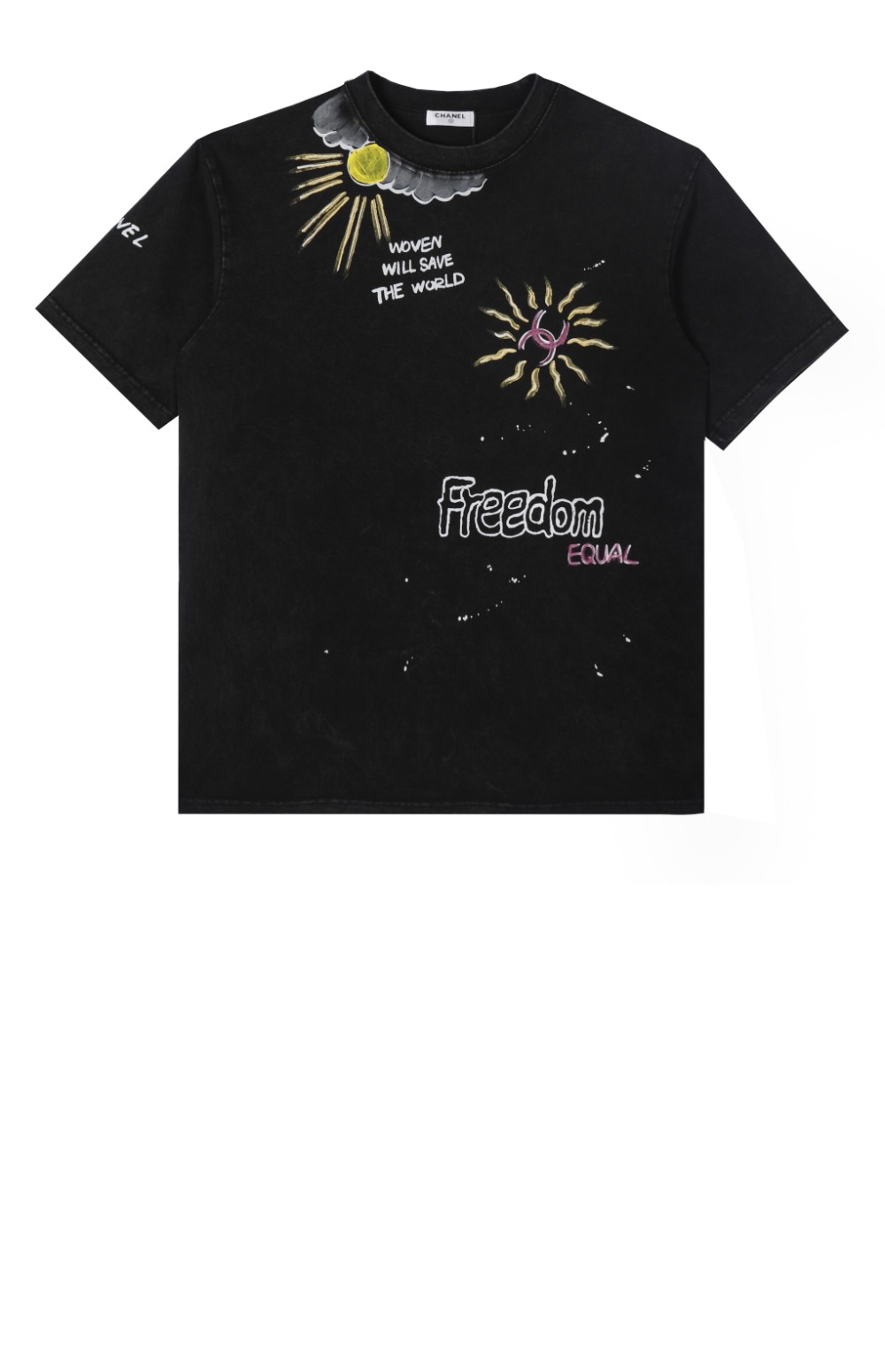 미러급레플리카사이트 | 명품레플리카 전문 쇼핑몰  | 퍼스트원 - 로고 프린트 반팔 > 샤넬