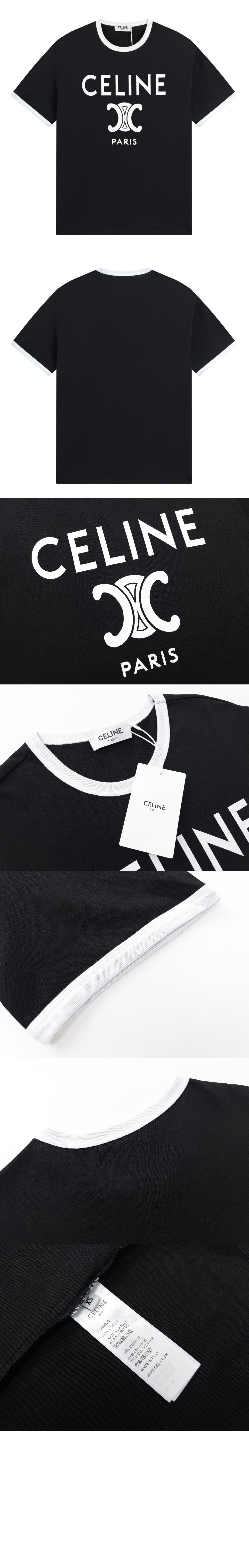 미러급레플리카사이트 | 명품레플리카 전문 쇼핑몰  | 퍼스트원 - 로고 프린트 반팔 > 셀린느