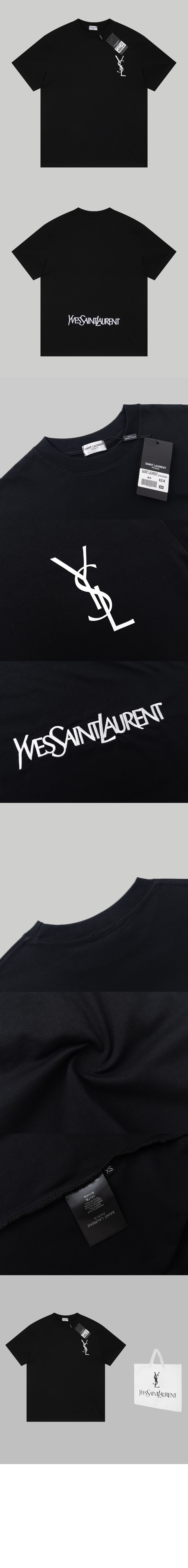 미러급레플리카사이트 | 명품레플리카 전문 쇼핑몰  | 퍼스트원 - 로고 프린트 반팔 > 생로랑