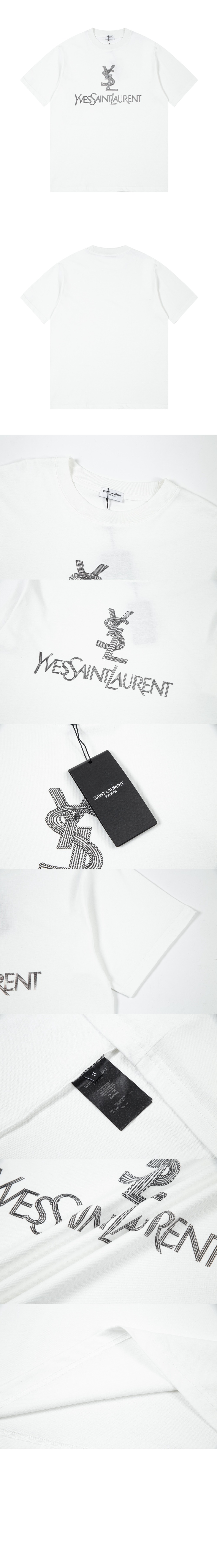 미러급레플리카사이트 | 명품레플리카 전문 쇼핑몰  | 퍼스트원 - 로고 프린트 반팔 > 생로랑