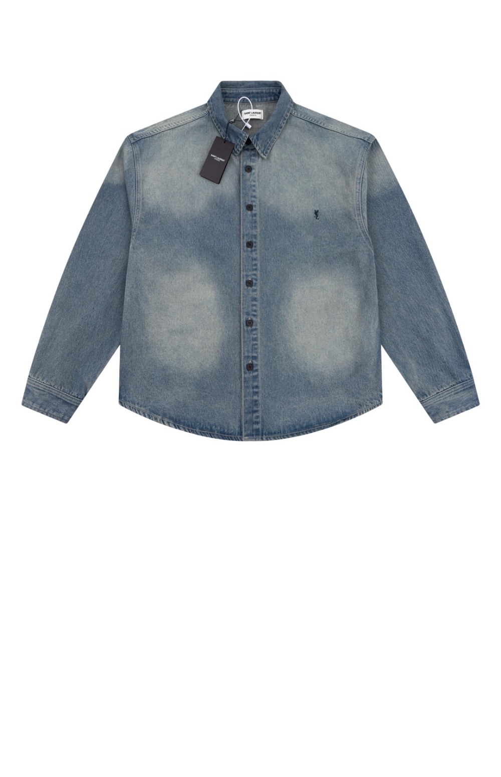 미러급레플리카사이트 | 명품레플리카 전문 쇼핑몰  | 퍼스트원 - 로고 데님 재킷 > 생로랑