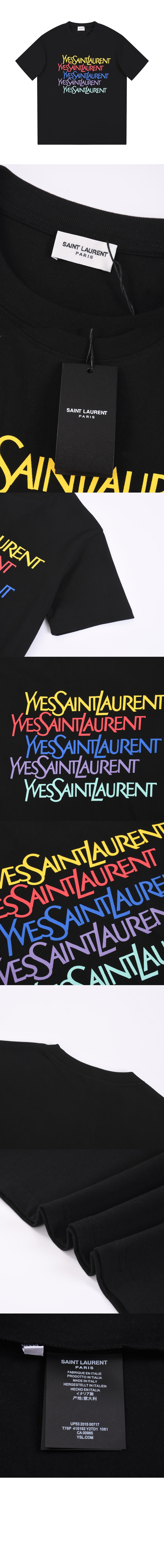 미러급레플리카사이트 | 명품레플리카 전문 쇼핑몰  | 퍼스트원 - 로고 프린트 반팔 > 생로랑