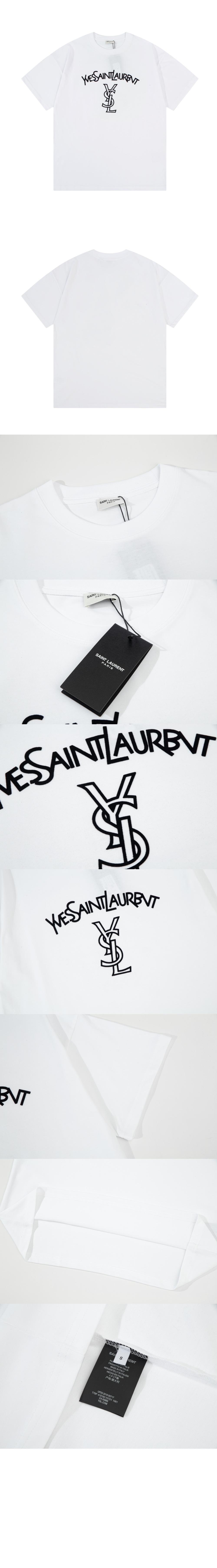 미러급레플리카사이트 | 명품레플리카 전문 쇼핑몰  | 퍼스트원 - 로고 프린트 반팔 > 생로랑