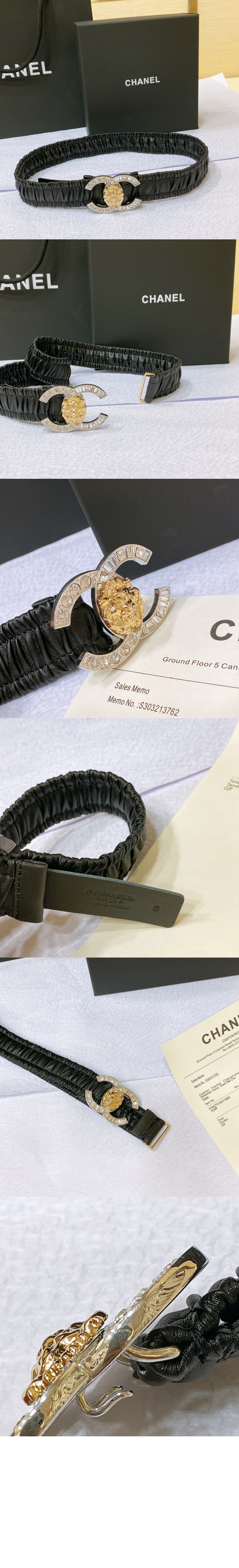 미러급레플리카사이트 | 명품레플리카 전문 쇼핑몰  | 퍼스트원 - 드릴 잠금 기능이 있는 클래식 벨트 AA9142 > 샤넬