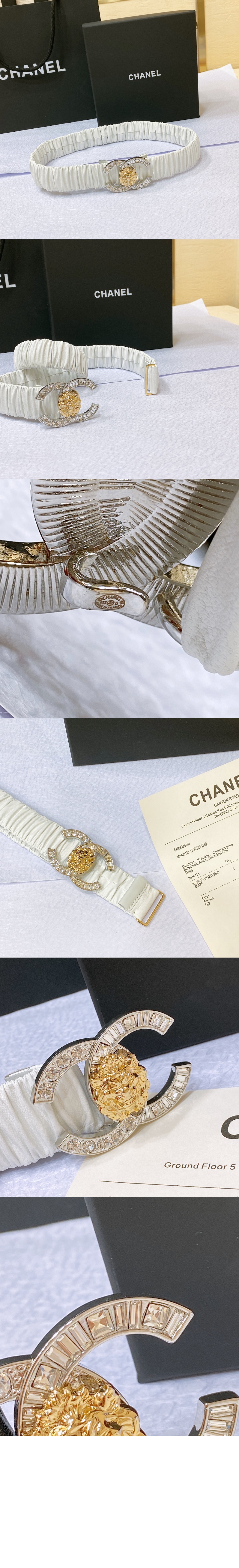 미러급레플리카사이트 | 명품레플리카 전문 쇼핑몰  | 퍼스트원 - 드릴 잠금 기능이 있는 클래식 벨트 AA9142 > 샤넬