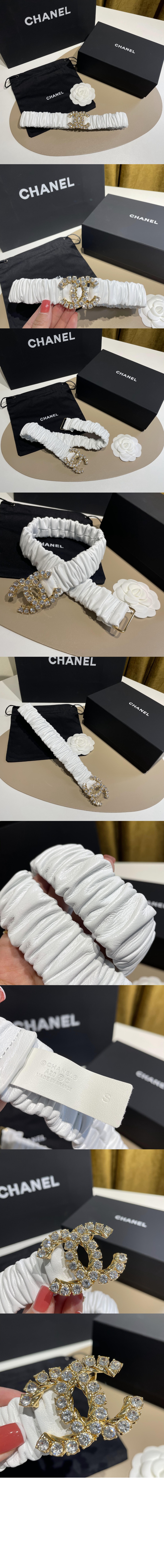 미러급레플리카사이트 | 명품레플리카 전문 쇼핑몰  | 퍼스트원 - CC 워터드릴 벨트 AA7395 > 샤넬