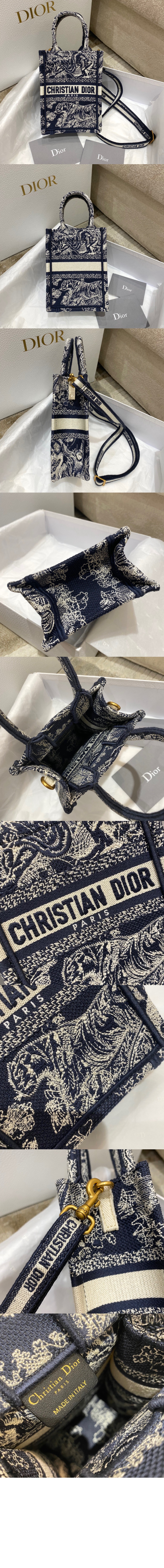 미러급레플리카사이트 | 명품레플리카 전문 쇼핑몰  | 퍼스트원 - 북 토트 휴대폰백 미니 S5555 > 디올