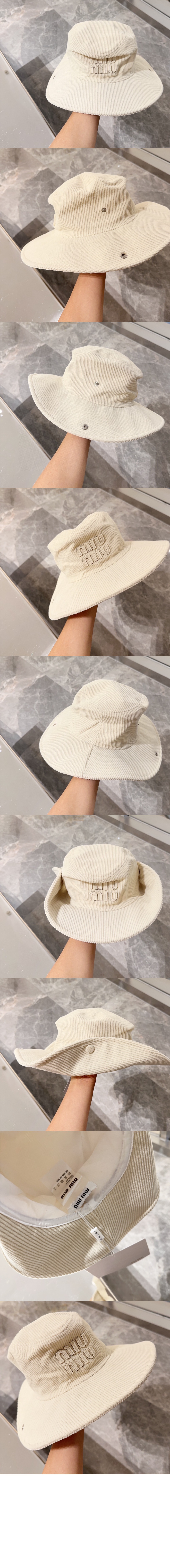 미러급레플리카사이트 | 명품레플리카 전문 쇼핑몰  | 퍼스트원 - 코듀로이 텍스처 벙거지 5HC198 > 미우미우