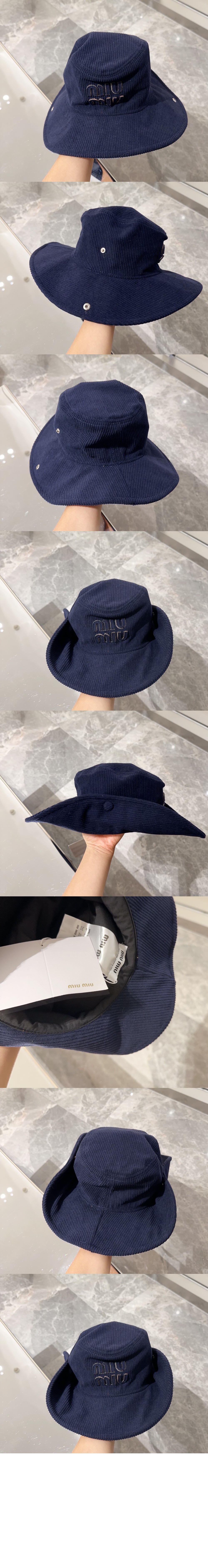 미러급레플리카사이트 | 명품레플리카 전문 쇼핑몰  | 퍼스트원 - 코듀로이 텍스처 벙거지 5HC198 > 미우미우