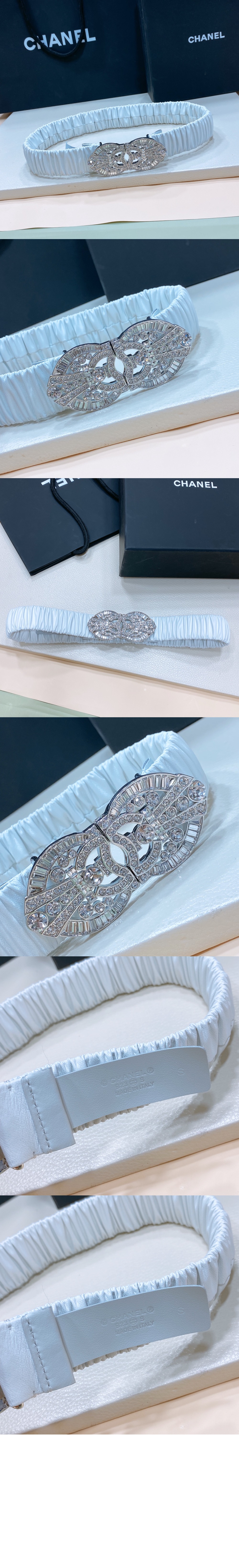 미러급레플리카사이트 | 명품레플리카 전문 쇼핑몰  | 퍼스트원 - 램스킨 메탈 스트라스 벨트 AA9012 > 샤넬