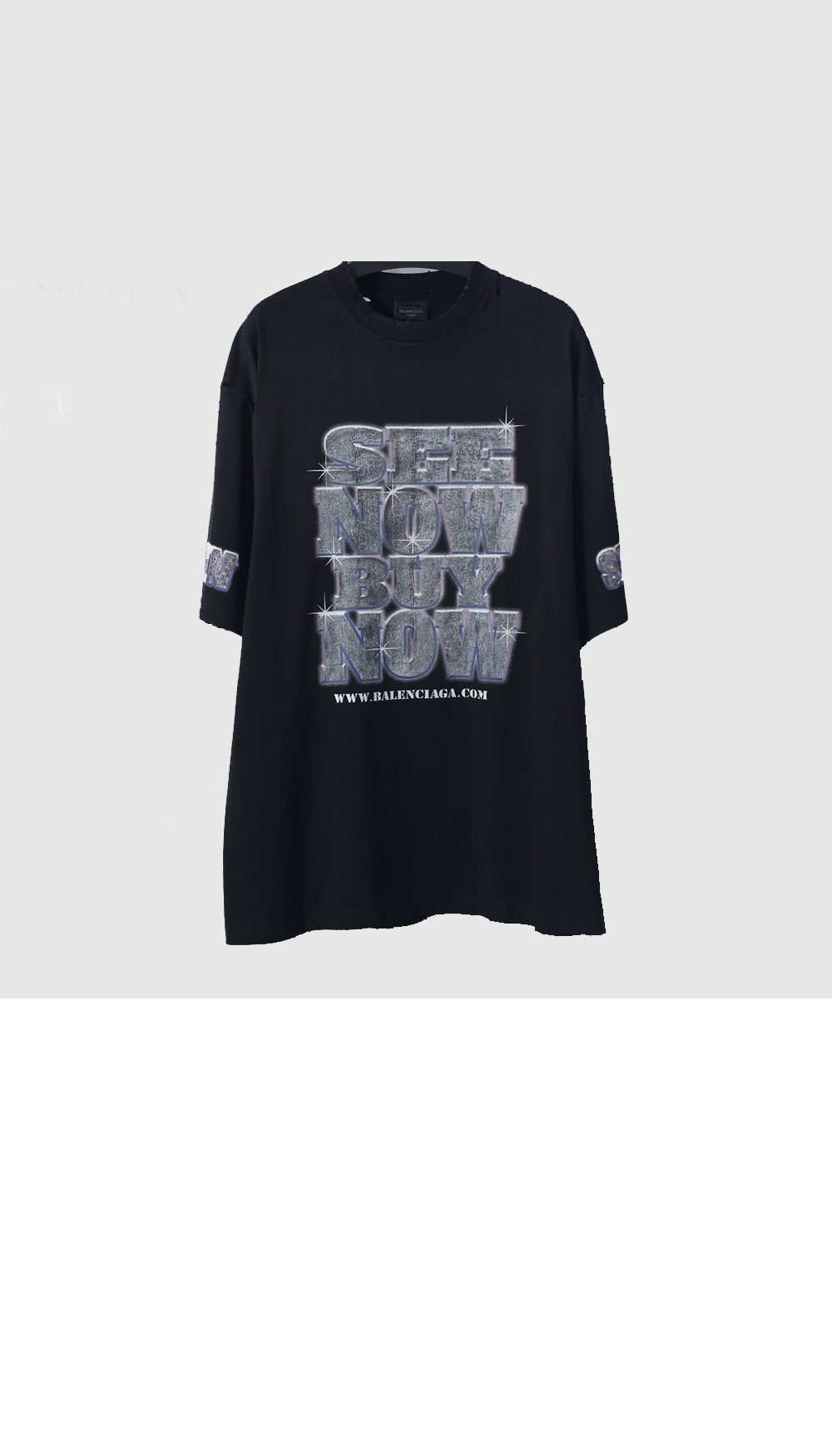 미러급레플리카사이트 | 명품레플리카 전문 쇼핑몰  | 퍼스트원 - 로고 프린트 반팔 > 발렌시아가