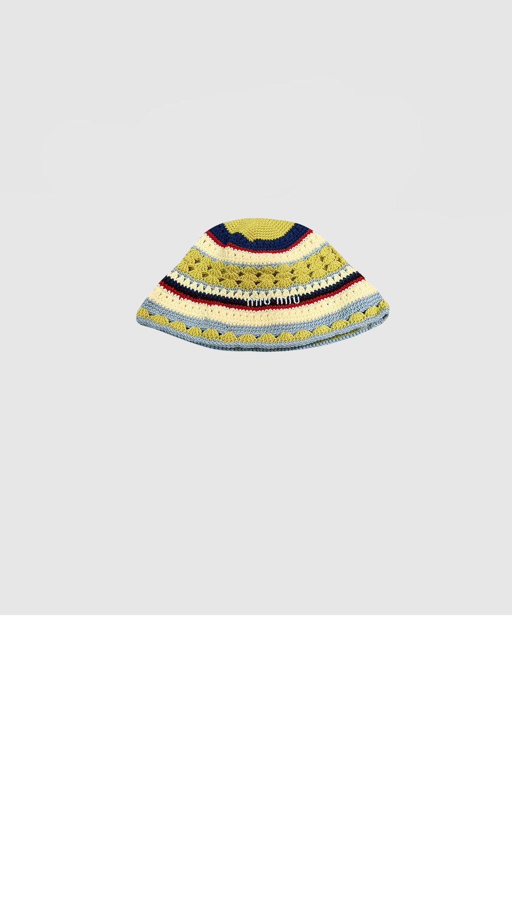 미러급레플리카사이트 | 명품레플리카 전문 쇼핑몰  | 퍼스트원 - 니트 스트라이프 캡 5HC697 > 미우미우