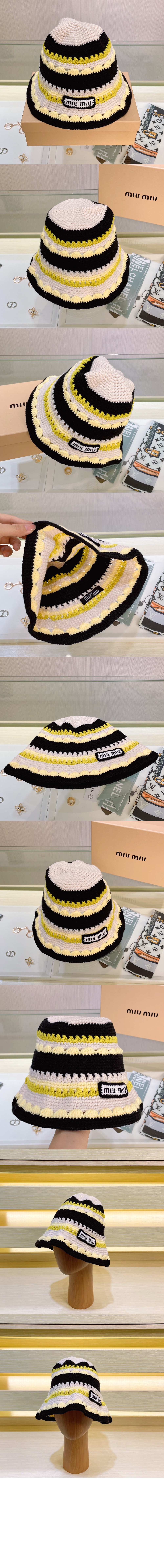 미러급레플리카사이트 | 명품레플리카 전문 쇼핑몰  | 퍼스트원 - 니트 스트라이프 캡 5HC754 > 미우미우