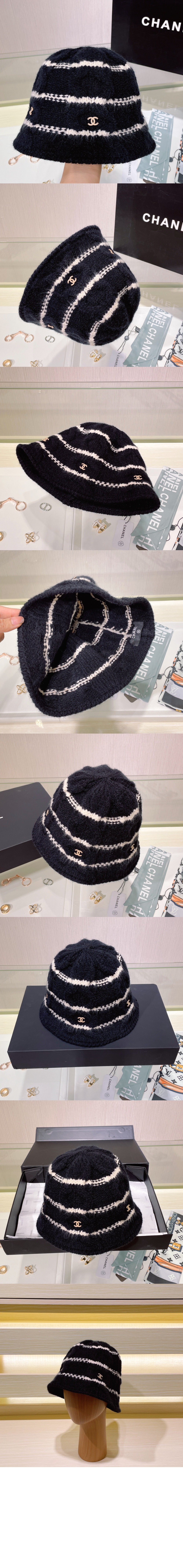 미러급레플리카사이트 | 명품레플리카 전문 쇼핑몰  | 퍼스트원 - 니트 스트라이프 캡 AA2321 > 샤넬