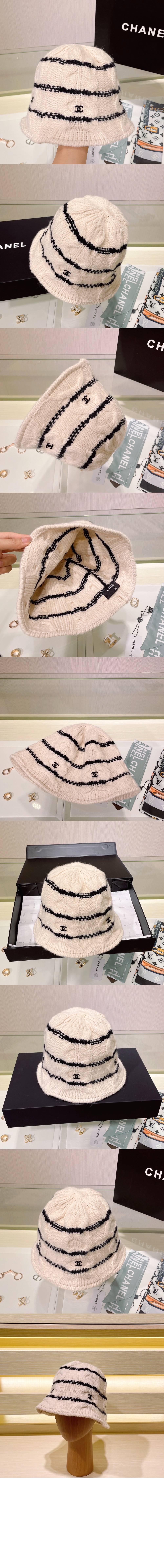 미러급레플리카사이트 | 명품레플리카 전문 쇼핑몰  | 퍼스트원 - 니트 스트라이프 캡 AA2321 > 샤넬